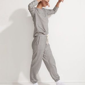 Madewell Stripe Saunter Lounge Set